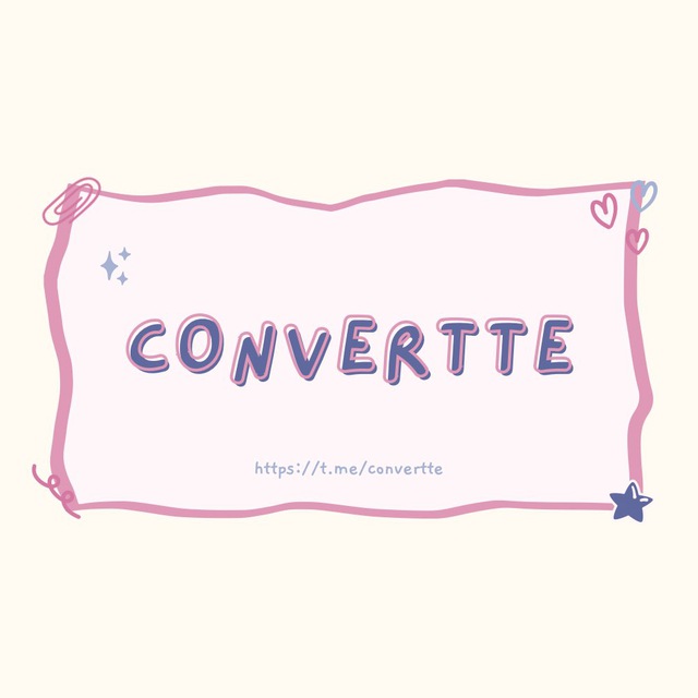 Convertte ; open.