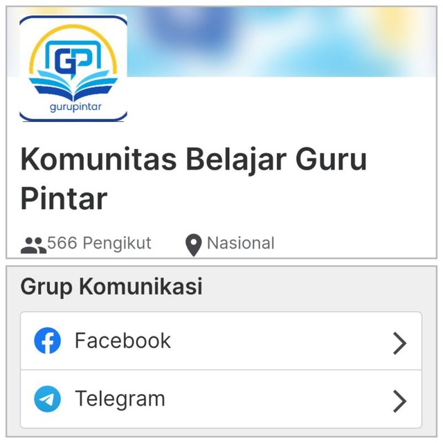 Komunitas Belajar GuruPintar