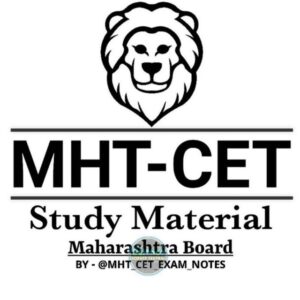 MHT CET Exam Notes