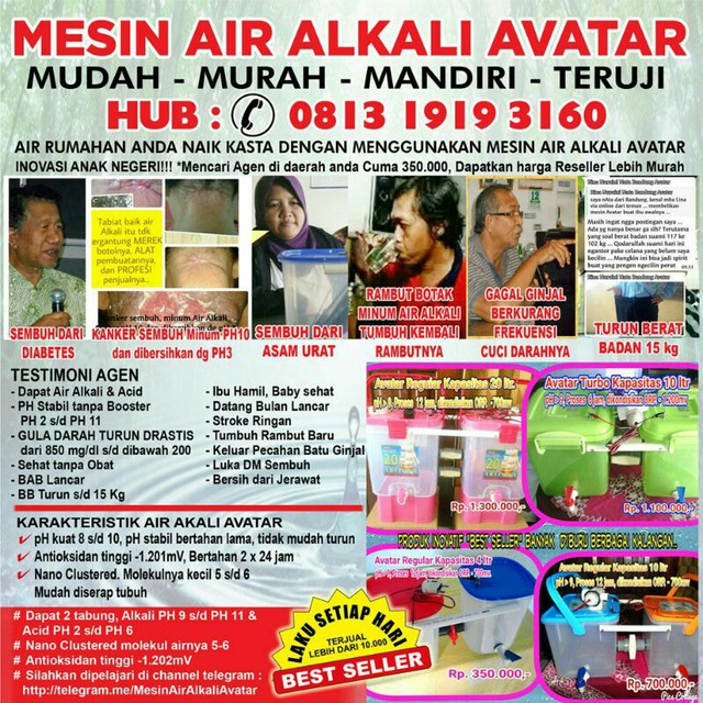 Mesin air alkali Avatar