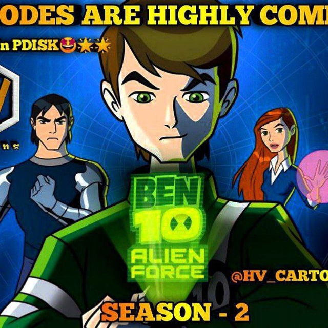 ben10 Alien force all episodes in telugu, hindi, english, tamil