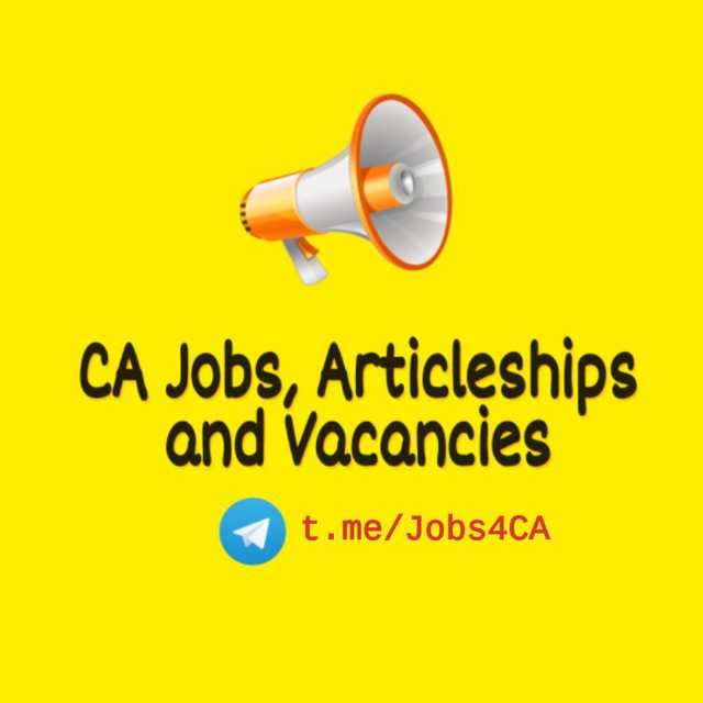 CA Jobs, CA Articleship Vacancies & Placement