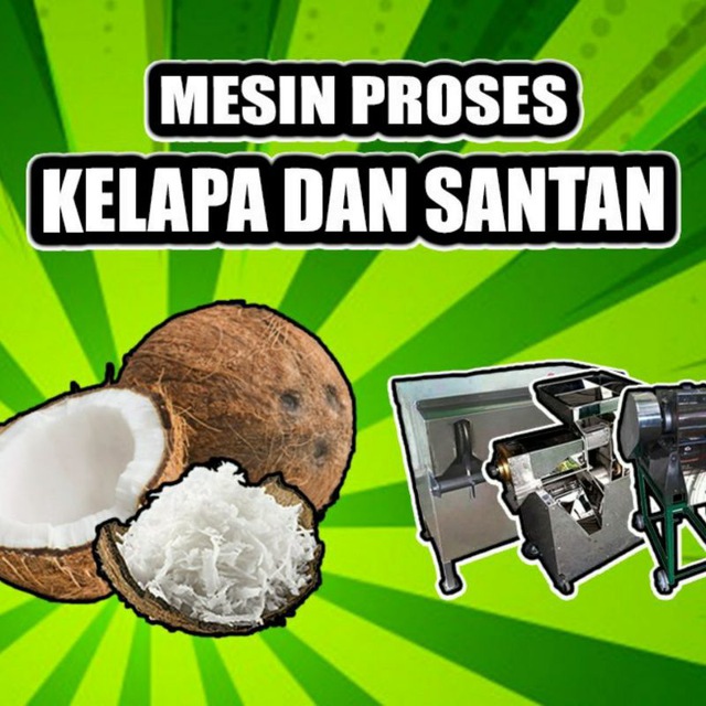 Mesin Pemprosesan Santan Mesin proses kelapa