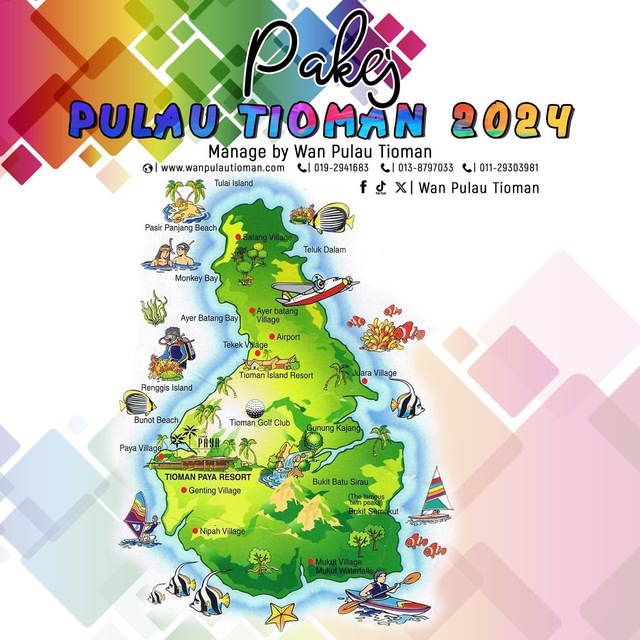 Pakej Pulau Tioman 2024