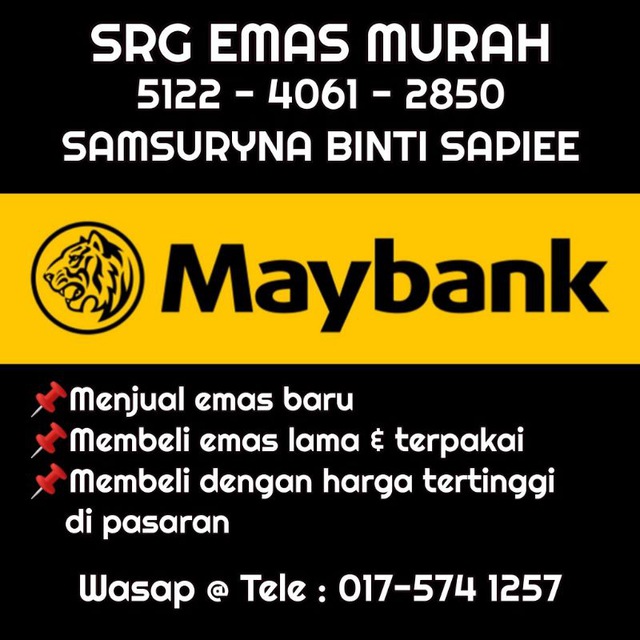 SRG CARA UKUR & DETAIL EMAS