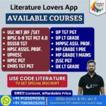 UGC NET ENGLISH LITERATURE