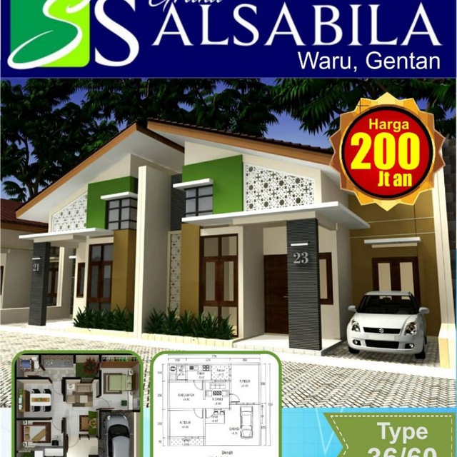 Graha Salsabila Waru Gentan Baki Sukoharjo