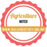 Bsc Agriculture Notes