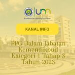 [Info] PPG Daljab Kemendikbud Kategori 1 Angkatan 3 UM Tahun 2023