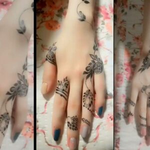 صور نقش حناء و تعليم النقش#قناه_شجن_يوتيوب
