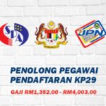 PENOLONG PEGAWAI PENDAFTARAN KP29
